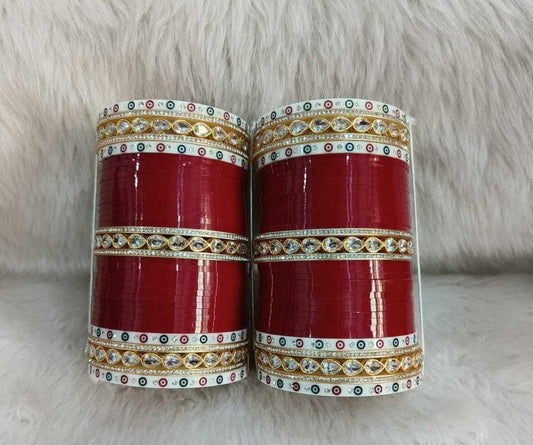 Bridal punjabi Chuda / Chooda / Choora/Rajasthani Chuda /Wedding Bangles Set/ bridal bangles set/ wedding chuda/wedding chooda /Choooda/ Chura